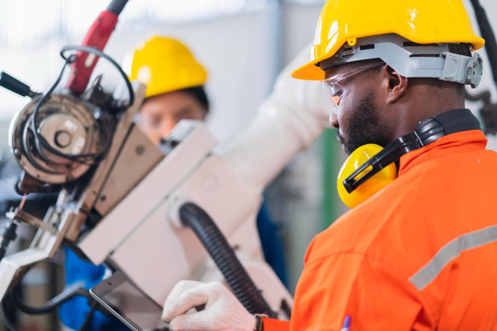Venus Degree technicians servicing an elevator